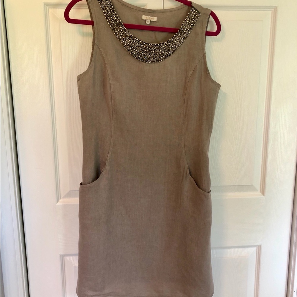 Lina Tomei linen dress, 10